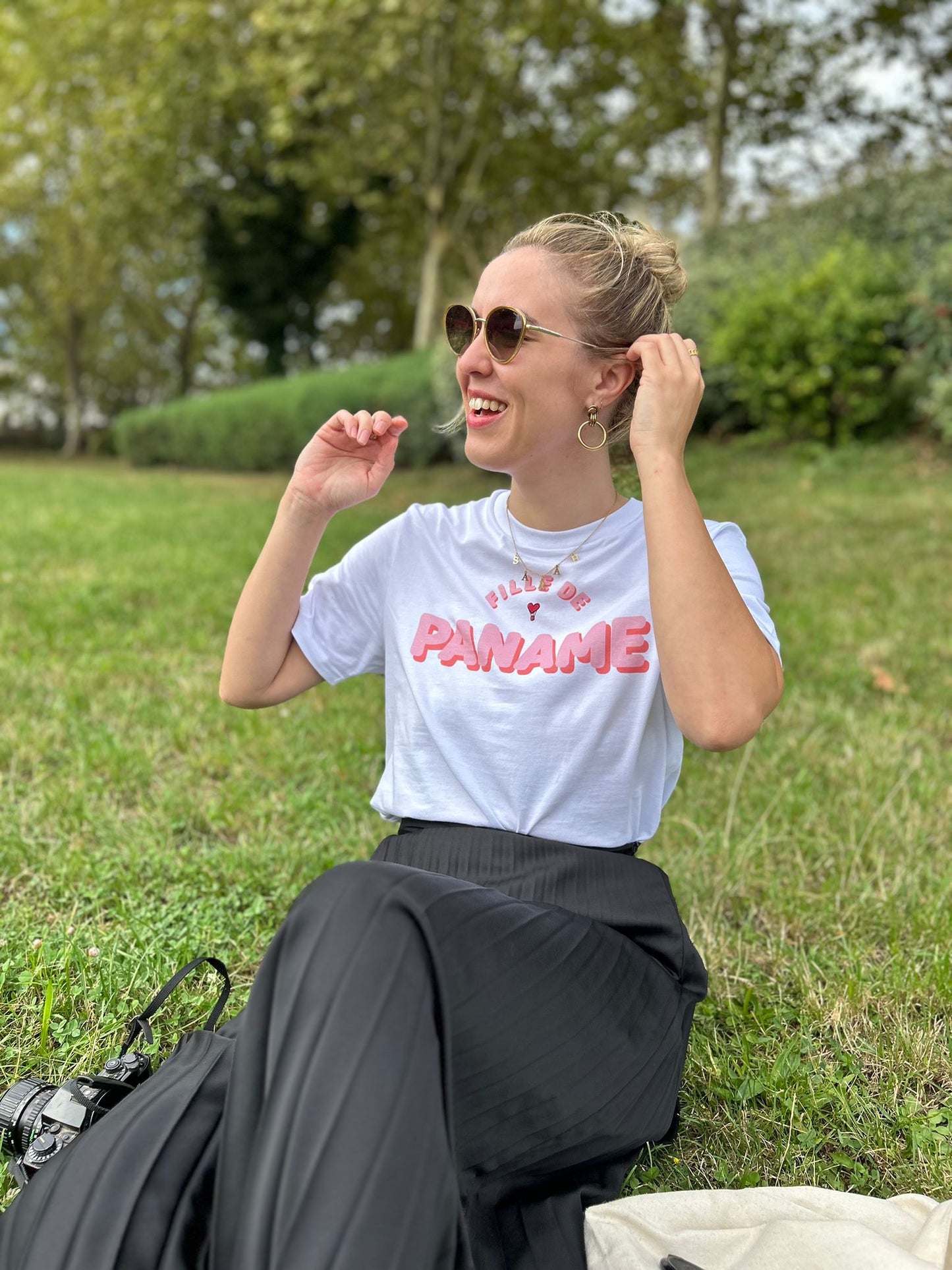 T-shirt Fille de Paname Acidulé en Coton Biologique