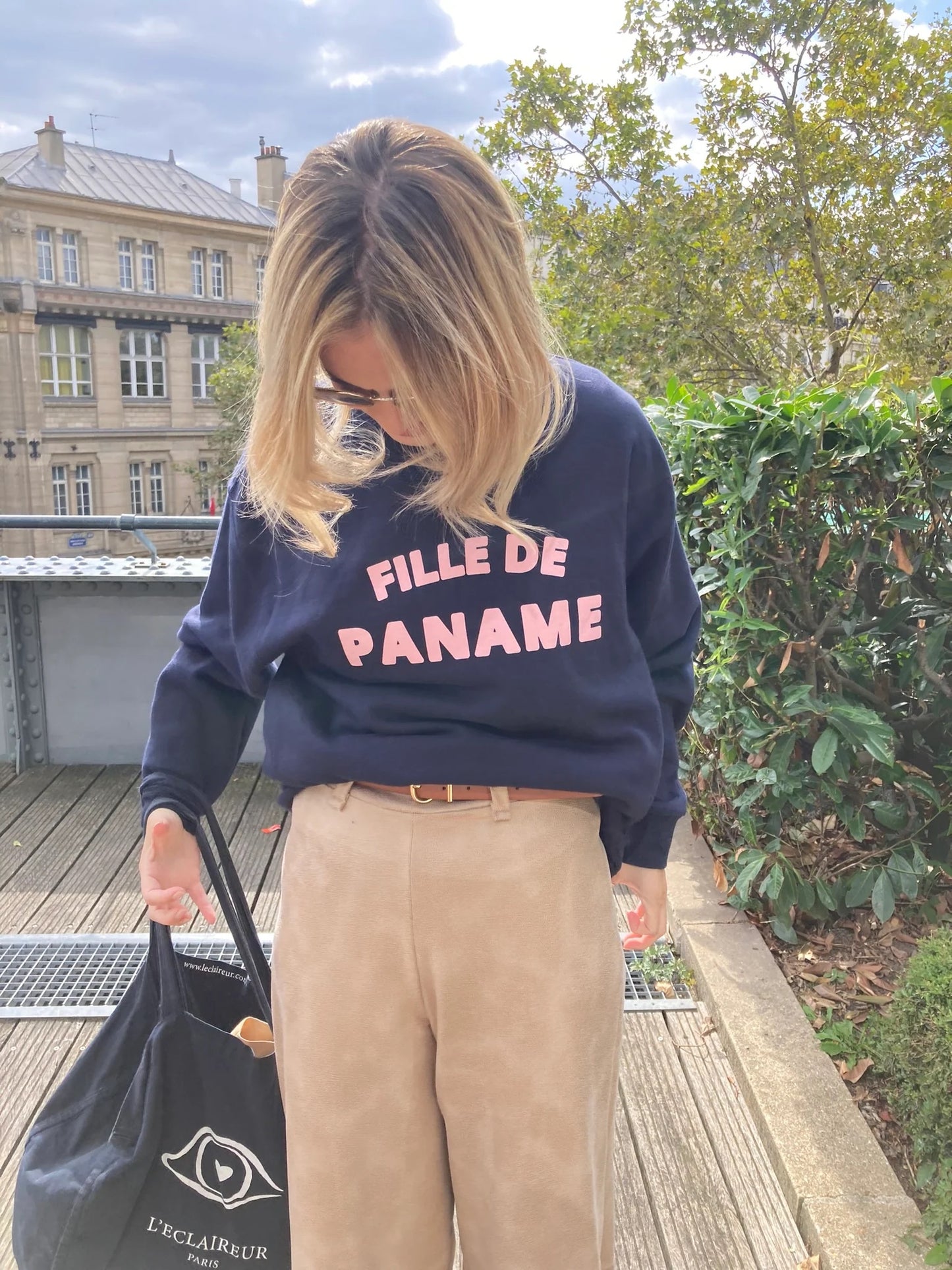 Sweat Les Intemporels de Paname - Bleu Quais de Seine