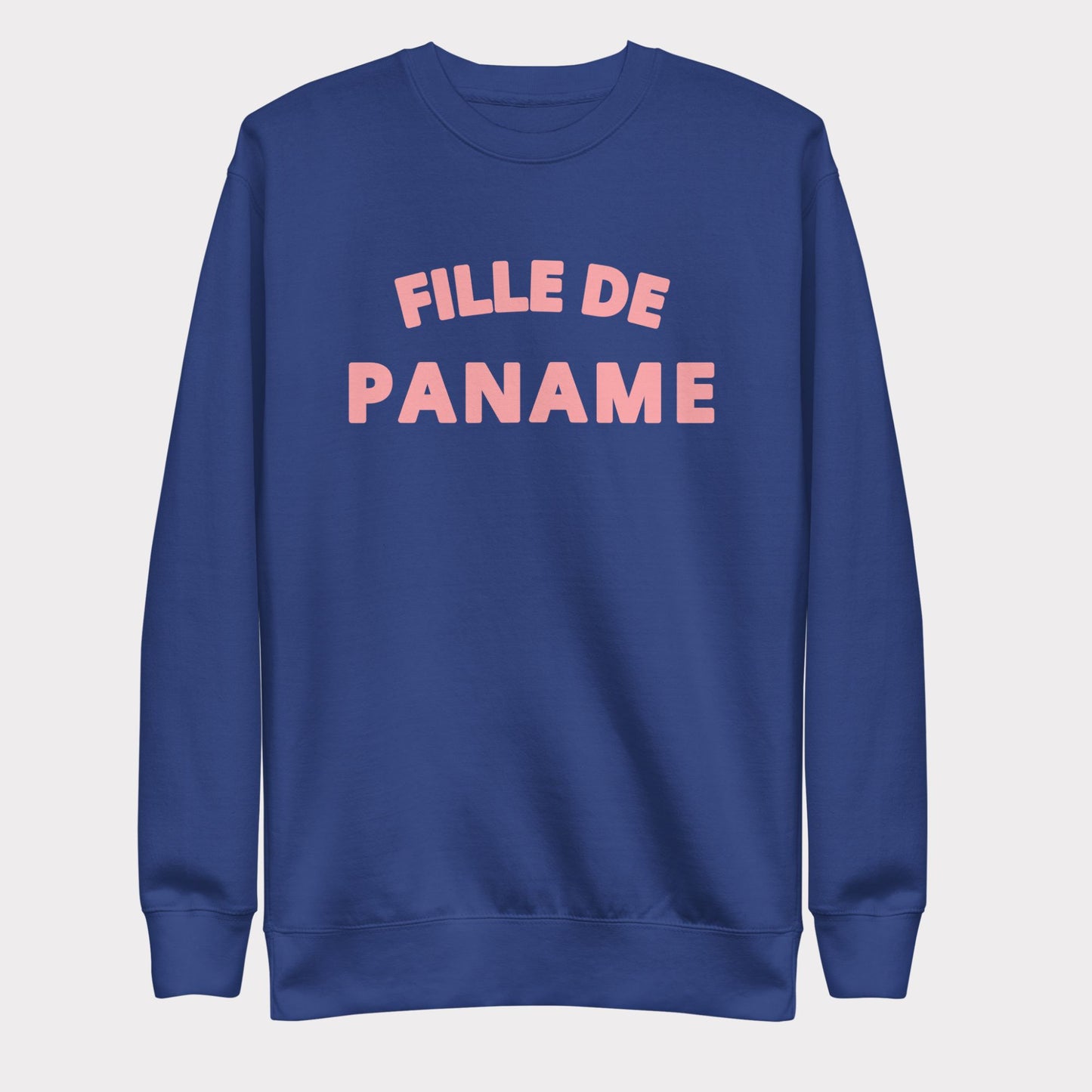 Sweat Les Intemporels de Paname - Bleu Royal & Rose