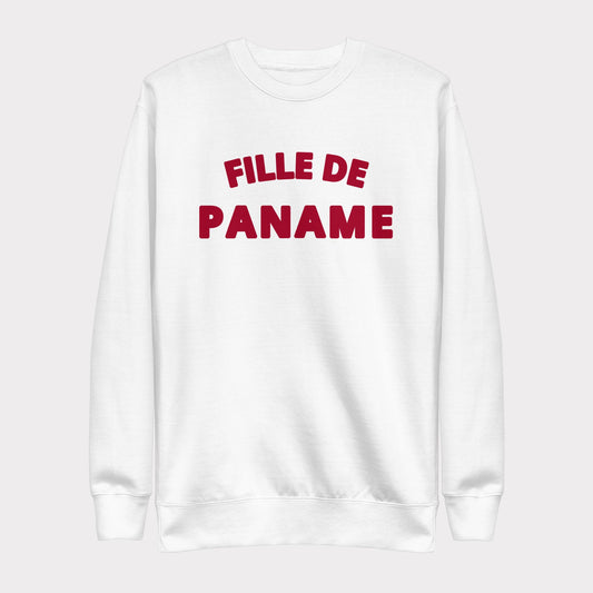 Sweat Les Intemporels de Paname - Blanc & Rouge