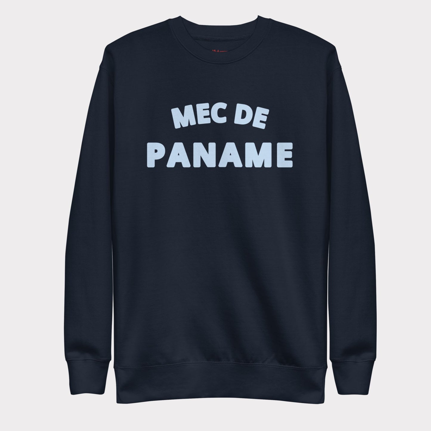 Sweat Mec de Paname - Marine & Bleu ciel