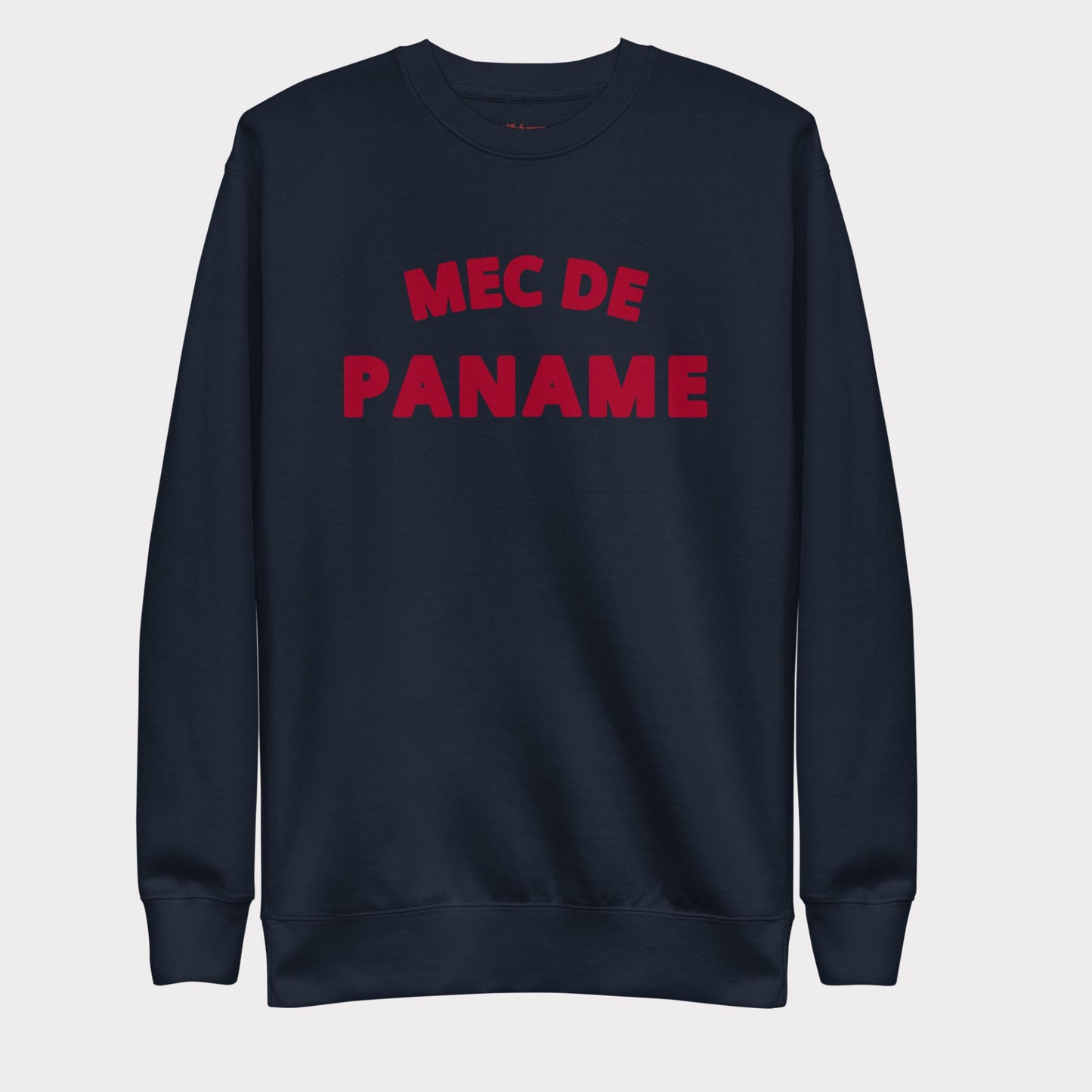 Sweat Mec de Paname - Marine & Rouge