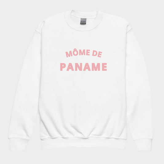 Sweat classique enfant Môme de Paname - Blanc