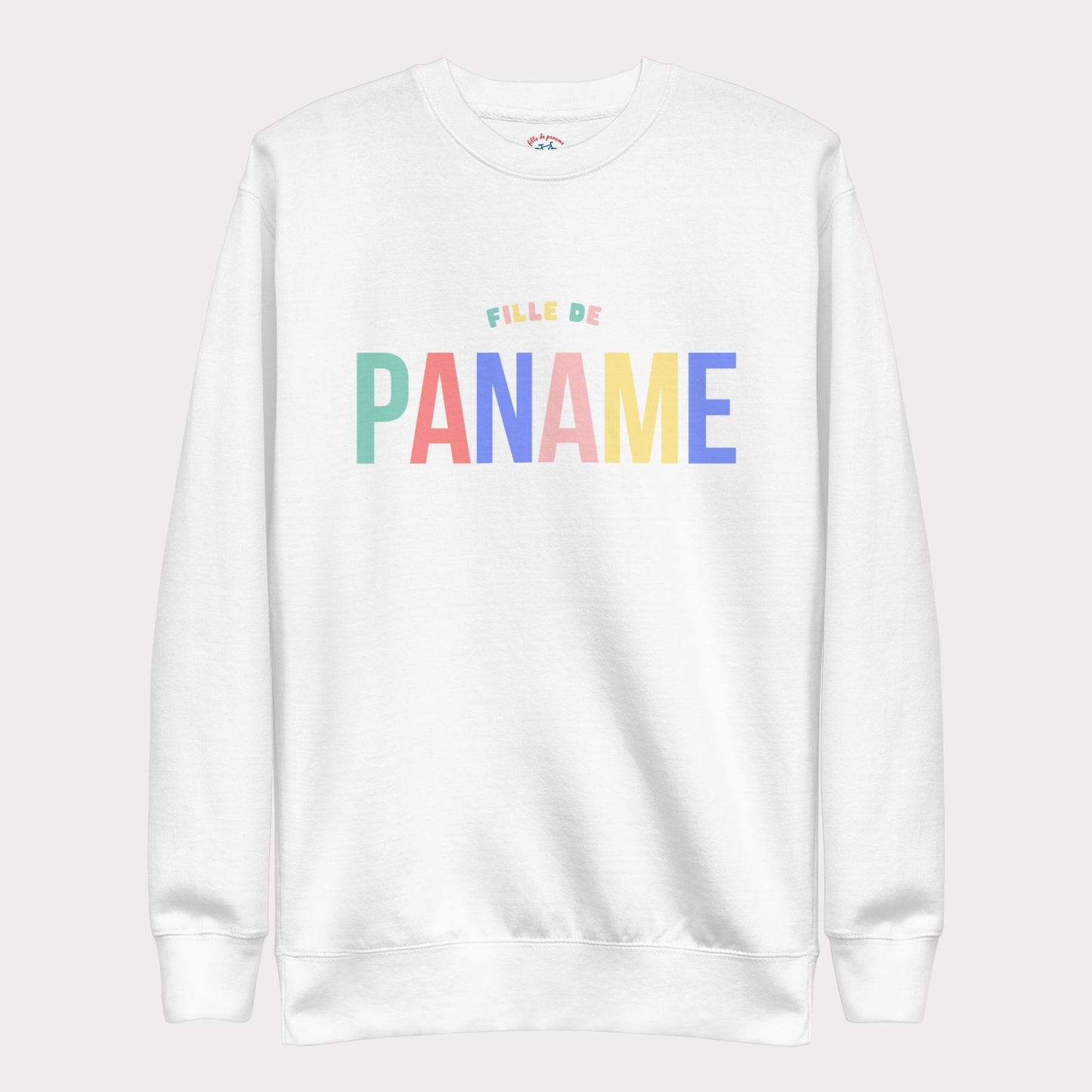 Sweat Les Intemporels de Paname - Multicolore - Modèle Blanc