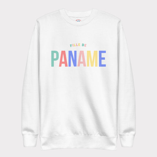 Sweat Les Intemporels de Paname - Multicolore - Modèle Blanc