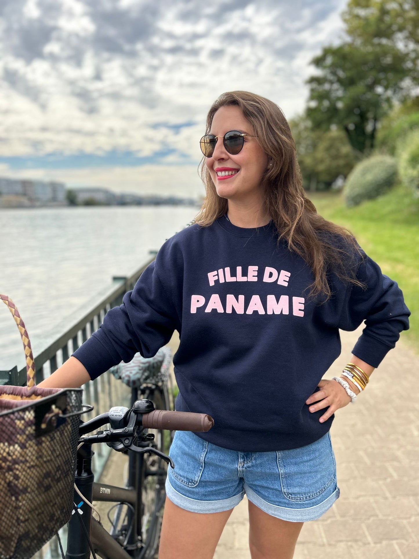 Sweat Les Intemporels de Paname - Bleu Quais de Seine