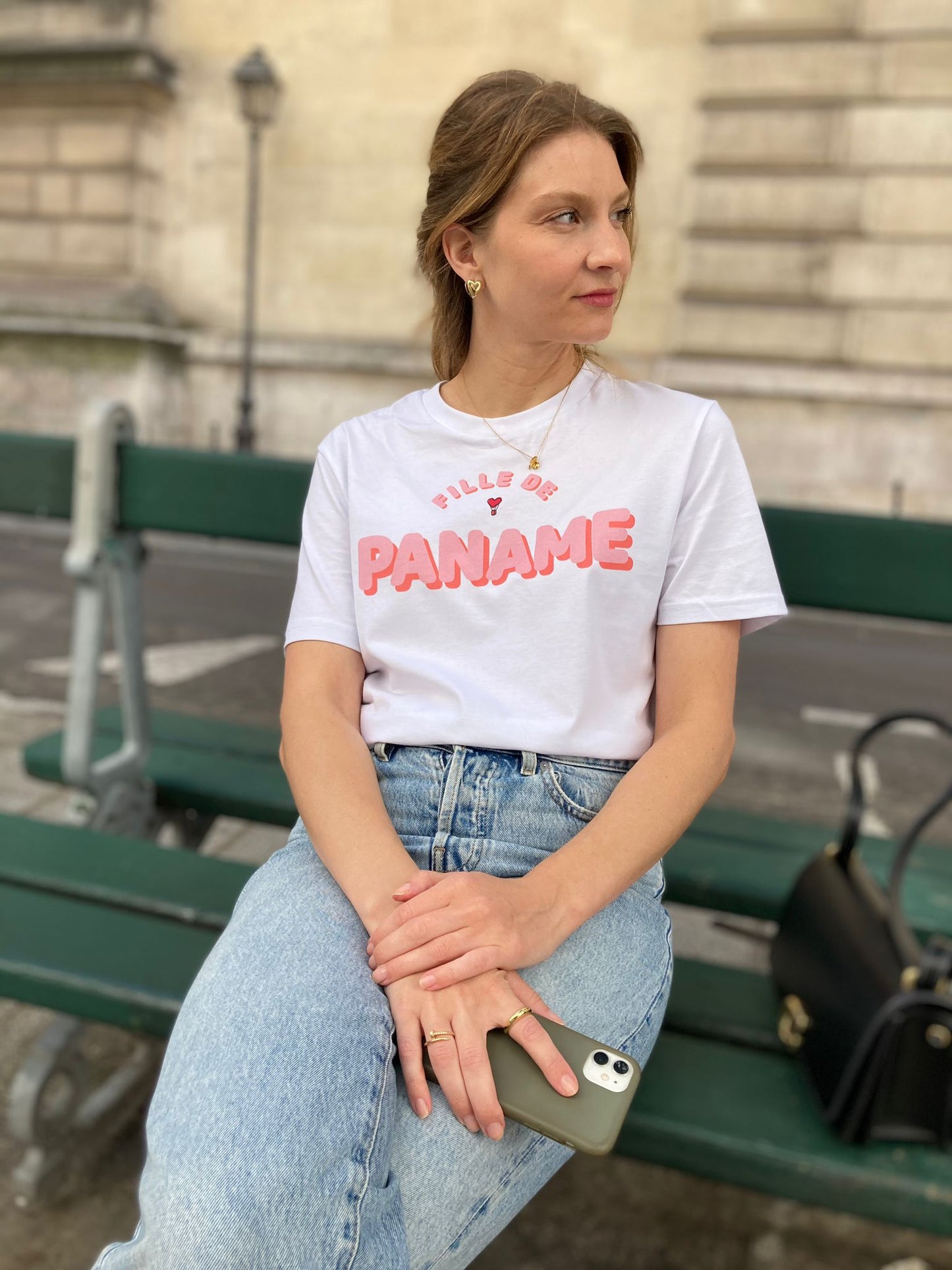 T-shirt Fille de Paname Acidulé en Coton Biologique