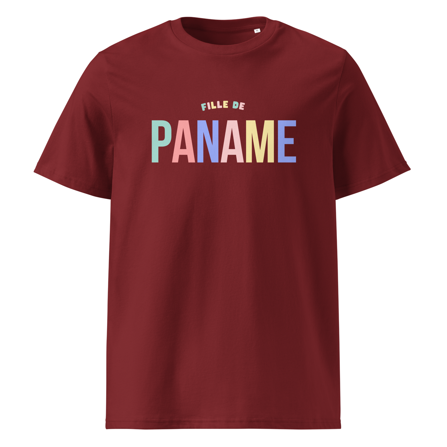 T-shirt Fille de Paname Multicolore en coton bio (plusieurs coloris)