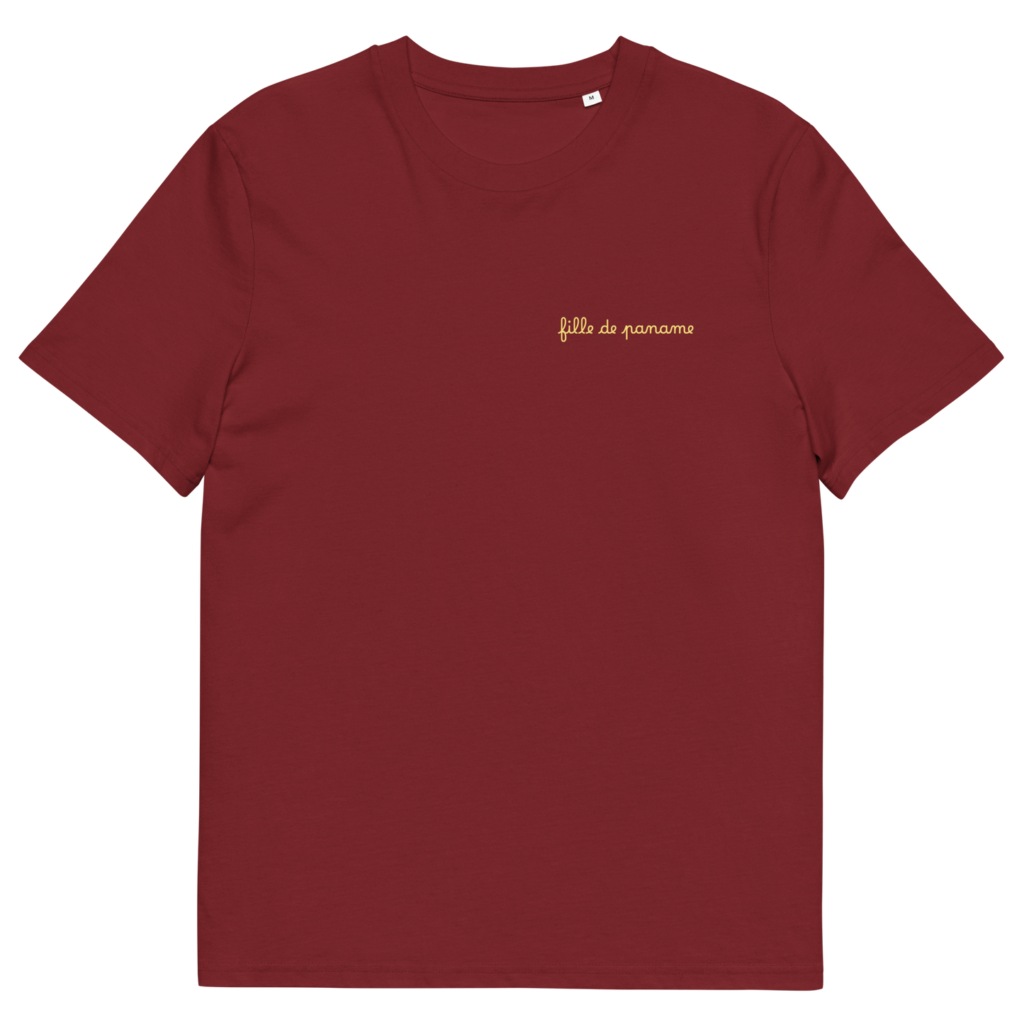 T-shirt Fille de Paname Ecolier en coton biologique - Ecolier Bordeaux