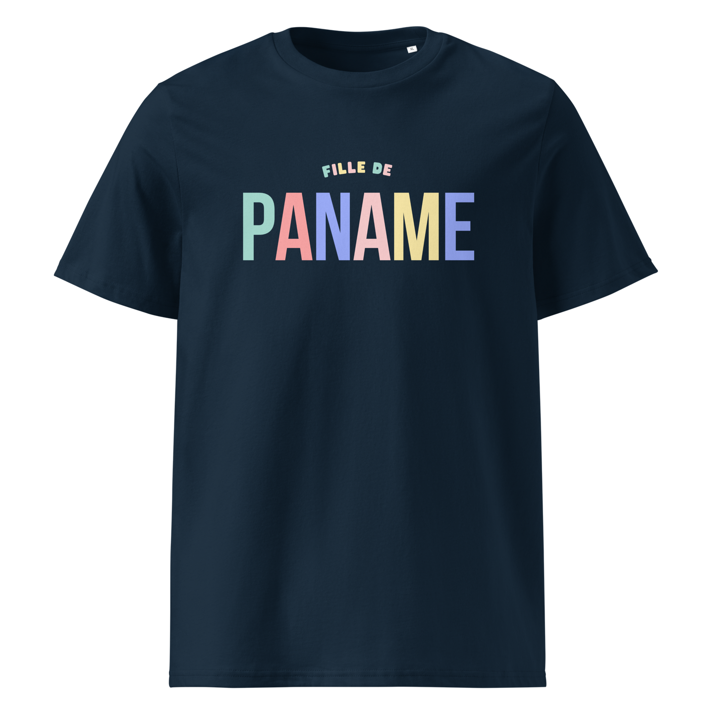 T-shirt Fille de Paname Multicolore en coton bio (plusieurs coloris)