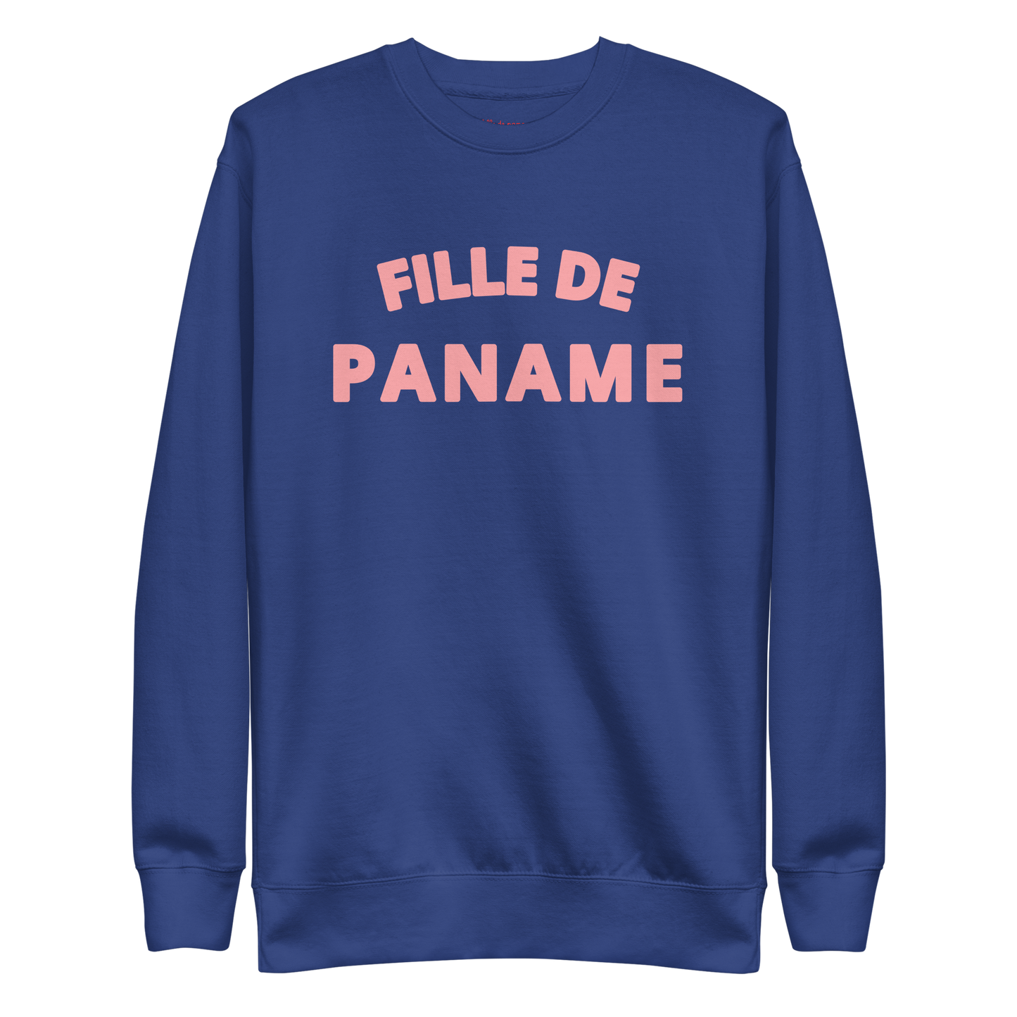 Sweat Les Intemporels de Paname - Bleu Royal & Rose