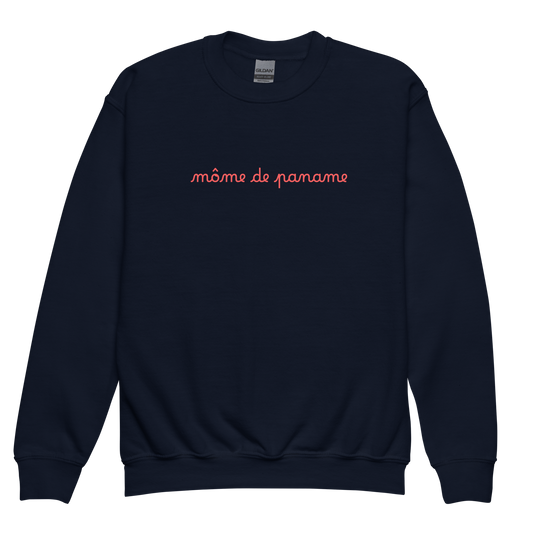 Sweat classique enfant Môme de Paname - Navy